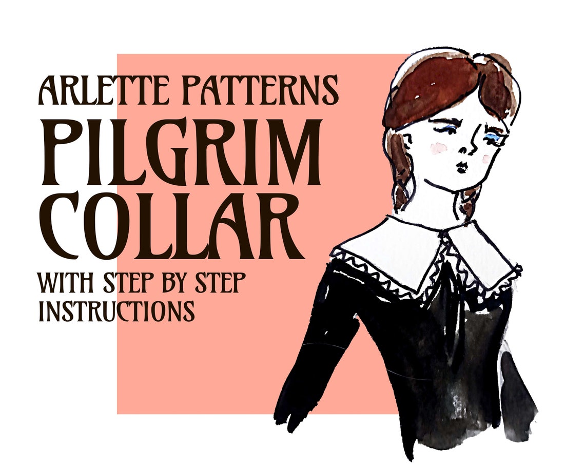 Pilgrim Collar Sewing Pattern PDF Download Etsy
