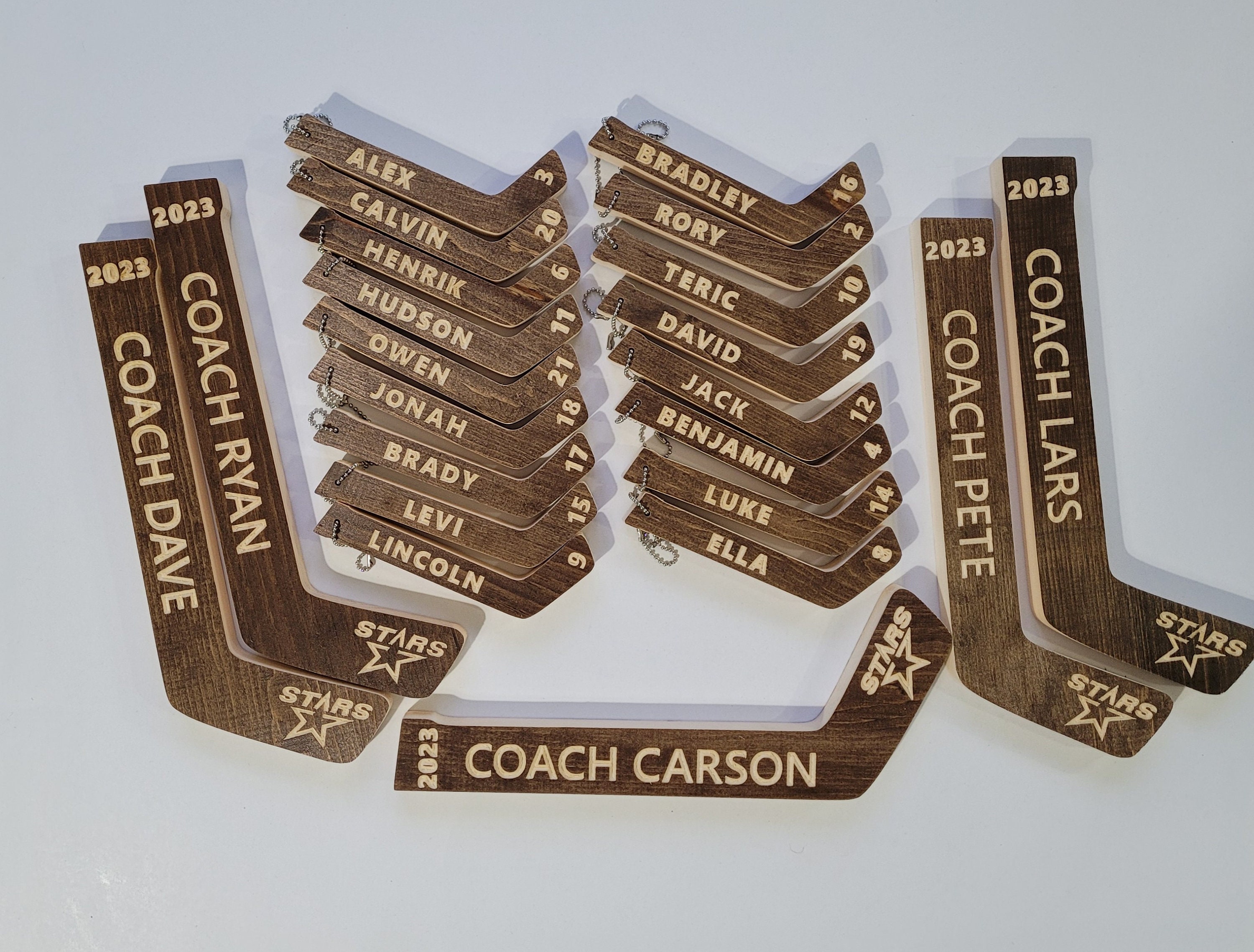 Hockey Mini Sticks, Personalized, Team Gift, Tournament