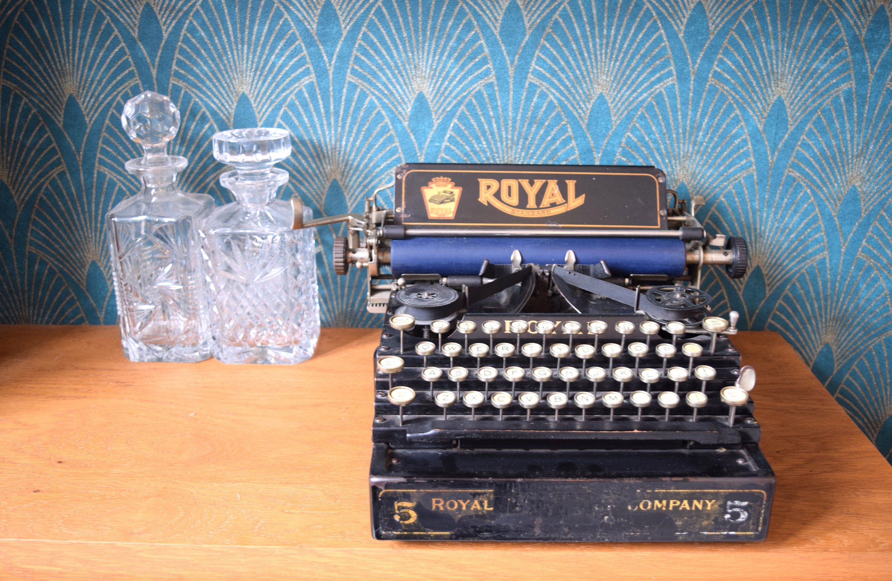 SOLD Royal Standard 5 Typewriter 1910's Working Etsy