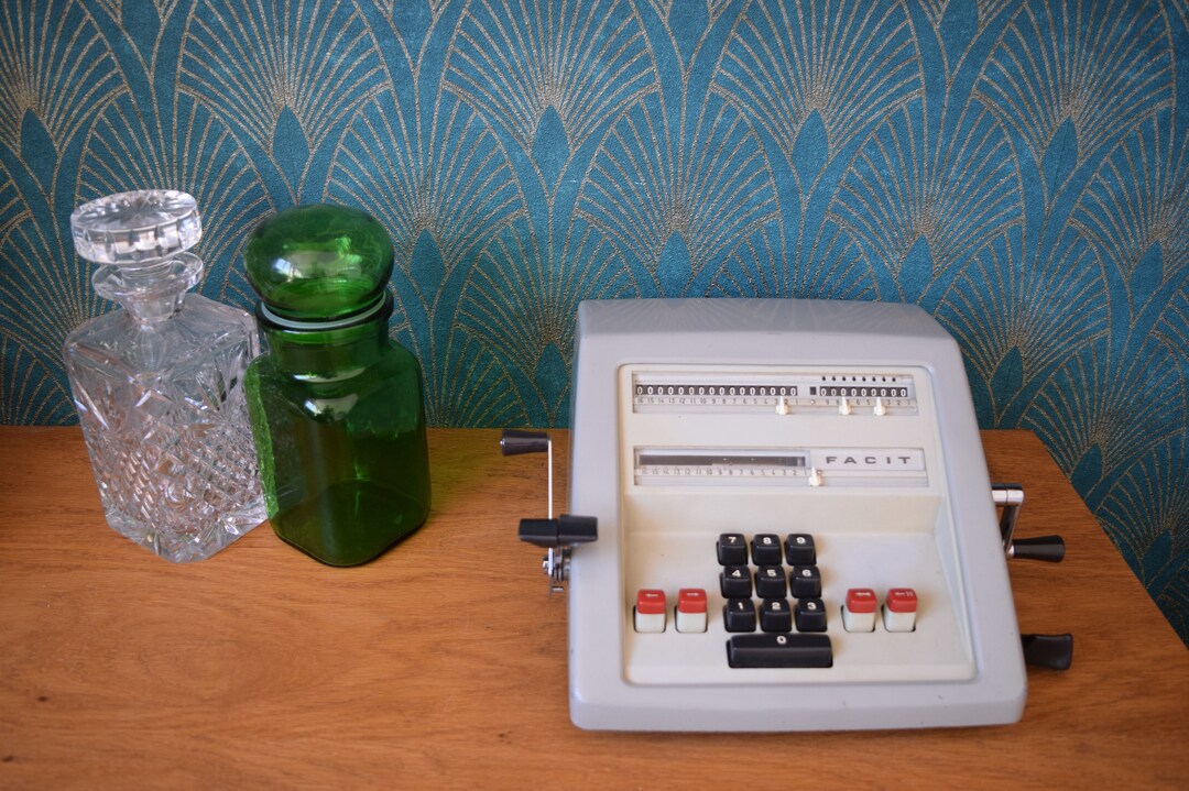 Vintage Mechanical Calculator Facit CM216 Home Decor Etsy