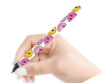 Smiley Face Gel Pens - Custom Happy Face Gifts - Personalized with Names