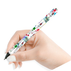 Phlebotomy Pens - Personalized Gifts for Lab Techs - Epoxy Gel Pens w/ optional charms