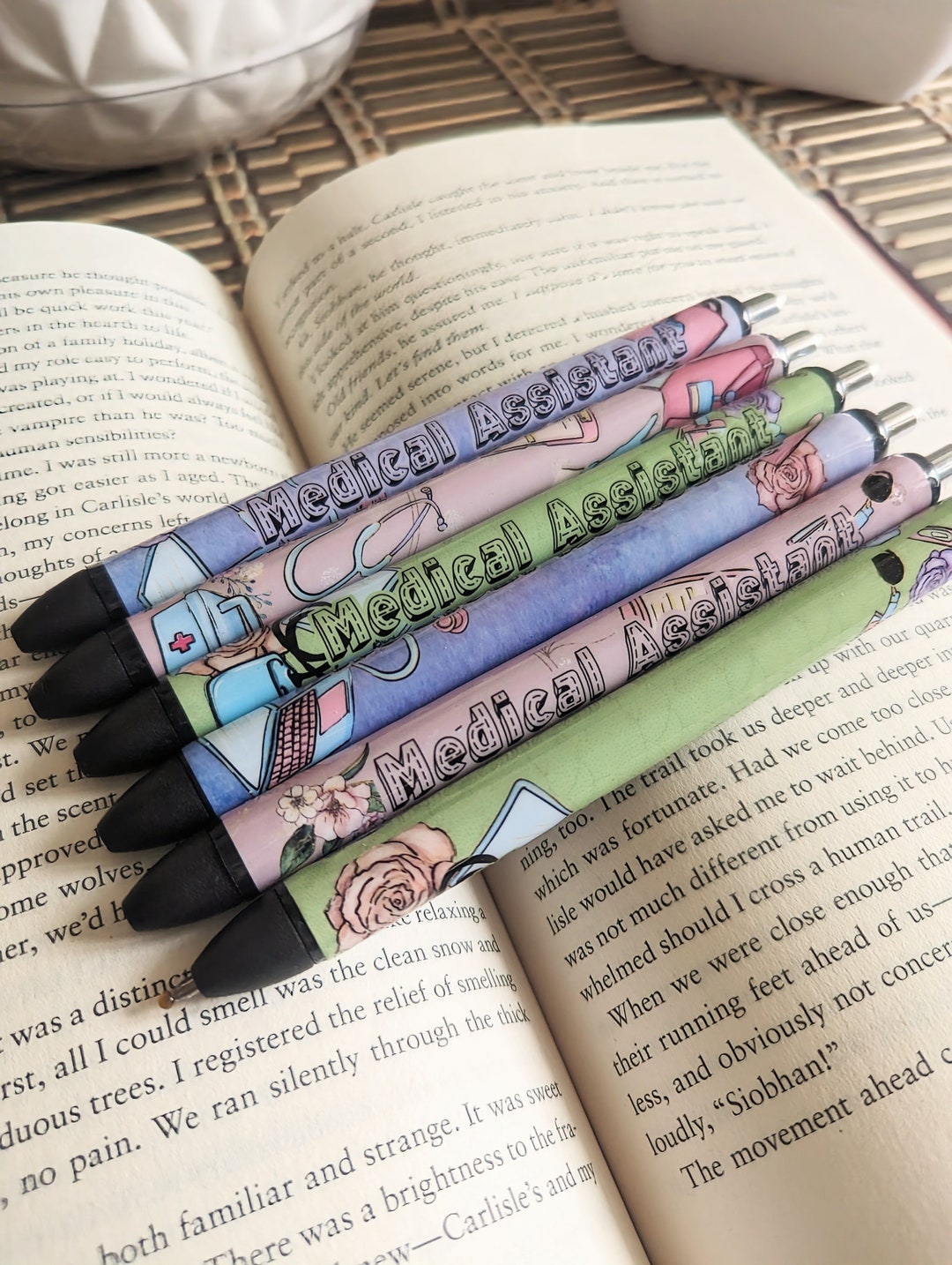 Medical Assistant Pens CMA, RMA Epoxy Gel Pens Personalized Gifts for