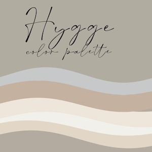 Hygge Color Palette, Cozy Neutral Color Palette, Wedding Color Palette