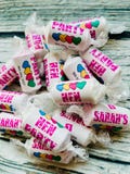 Hen Night Mini Love Heart Sweets Rolls Personalised wrappers Hen Party - stickers labels - Hen Night Party Bag Fillers Hen Night Favours