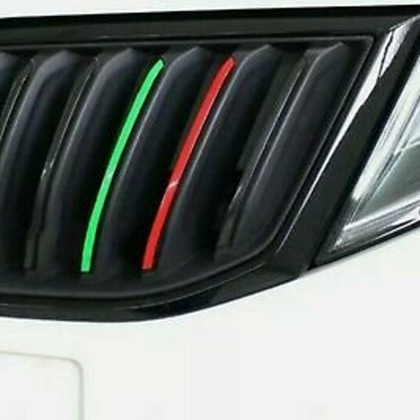 Front Grille Stripes For Skoda VRS Sticker Vinyl Sticker Decal Fabia Sport