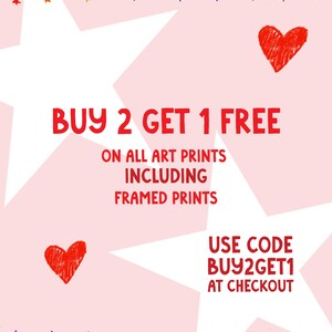 Womp Womp Coquette Print, Hand Drawn Bow Illustration Poster image 3