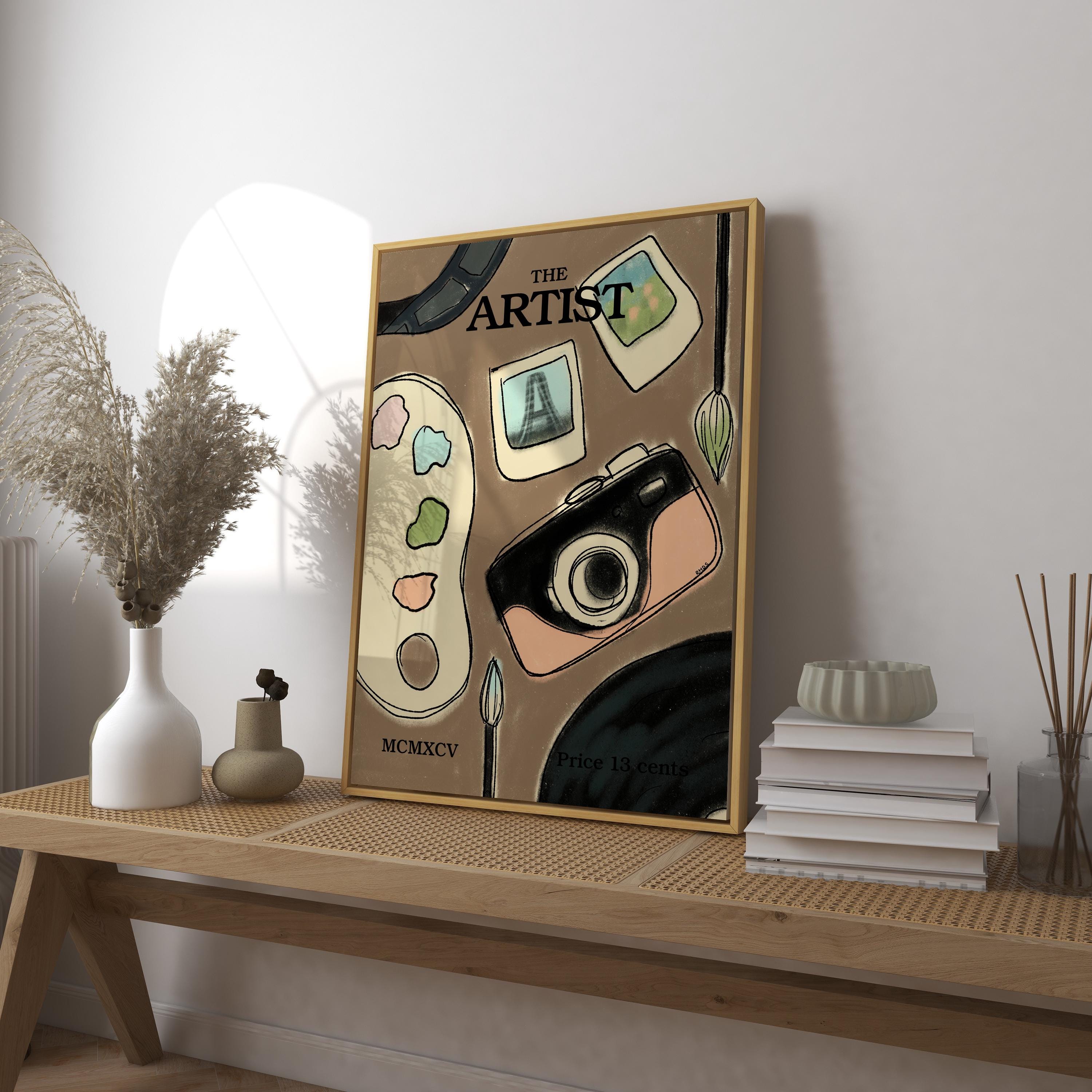 The Artist Art Print - Etsy