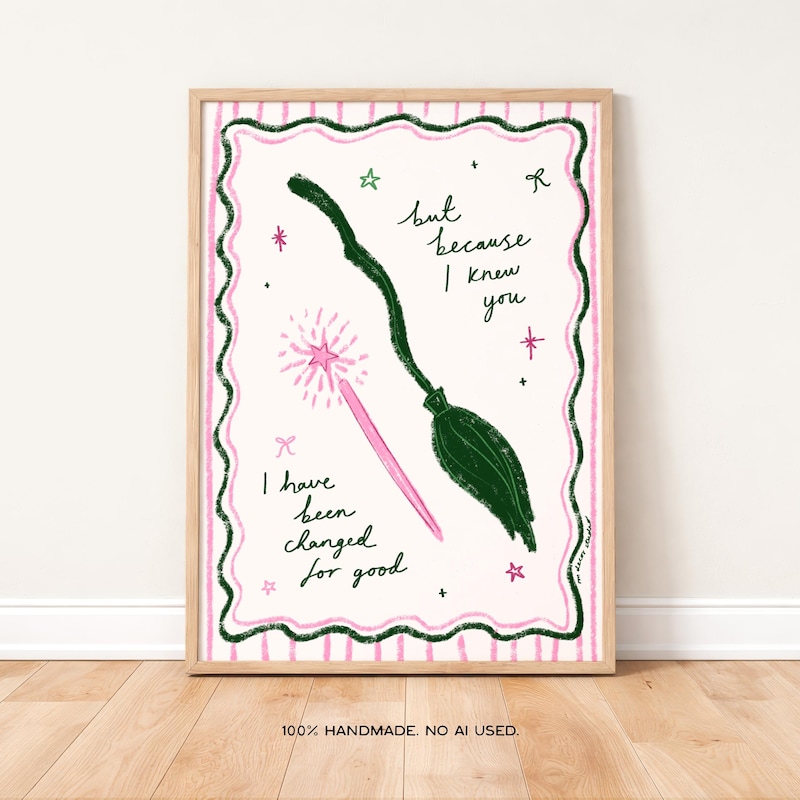 Broadway Poster Wicked - Etsy
