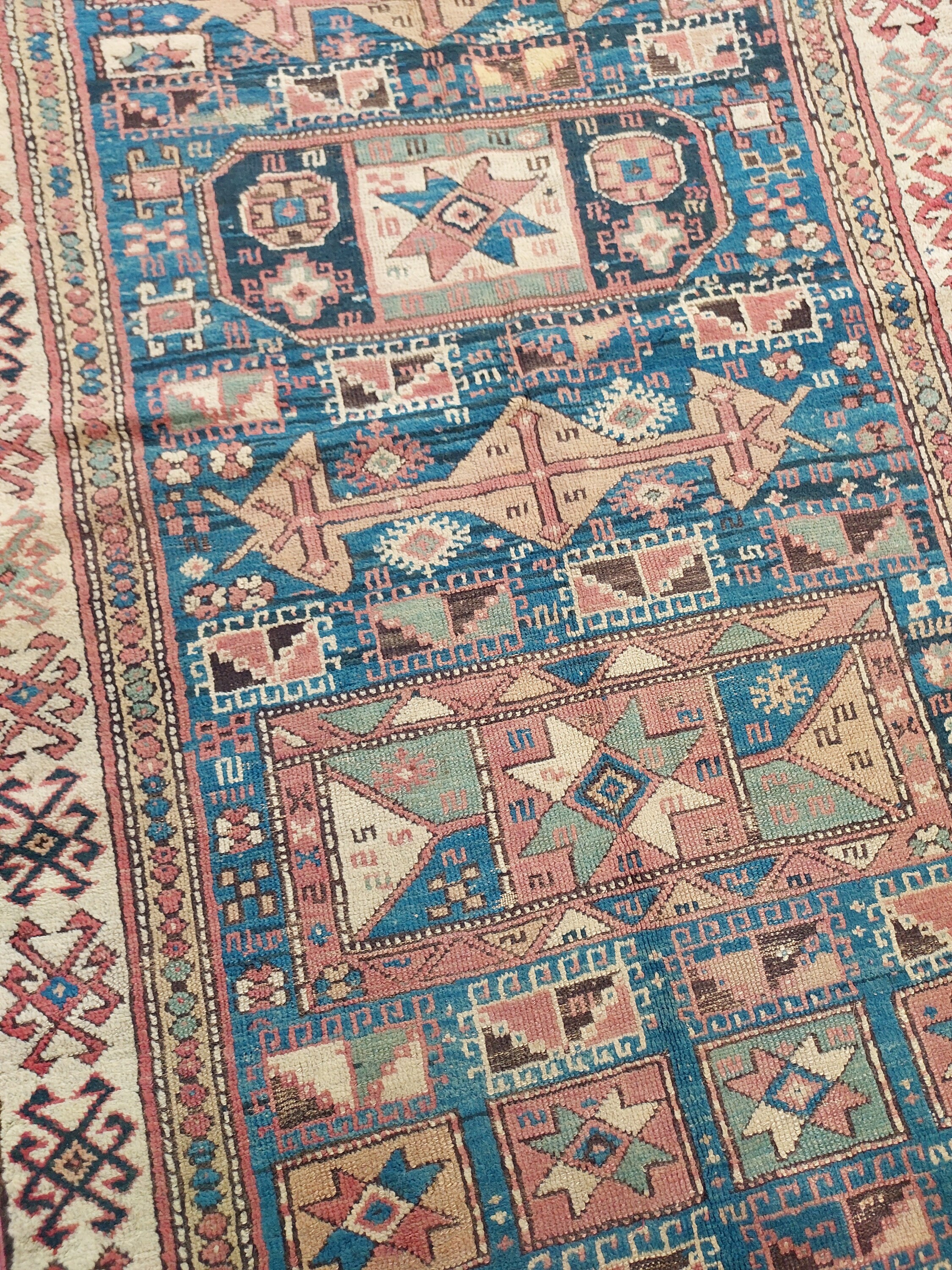 Antique Rug, 5.3x3.7 Ft, 161x112 Cm, Caucasian Rug, Bohemian Rug ...