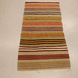 4x2.1 ft  Runer Area Rug Kilim, Handmade Kilim,Anatolion Rug Kilim, Turkish Kilim, Vintage Kilim, Boho Rug, Area Rug, Woll Rug, MYK-562