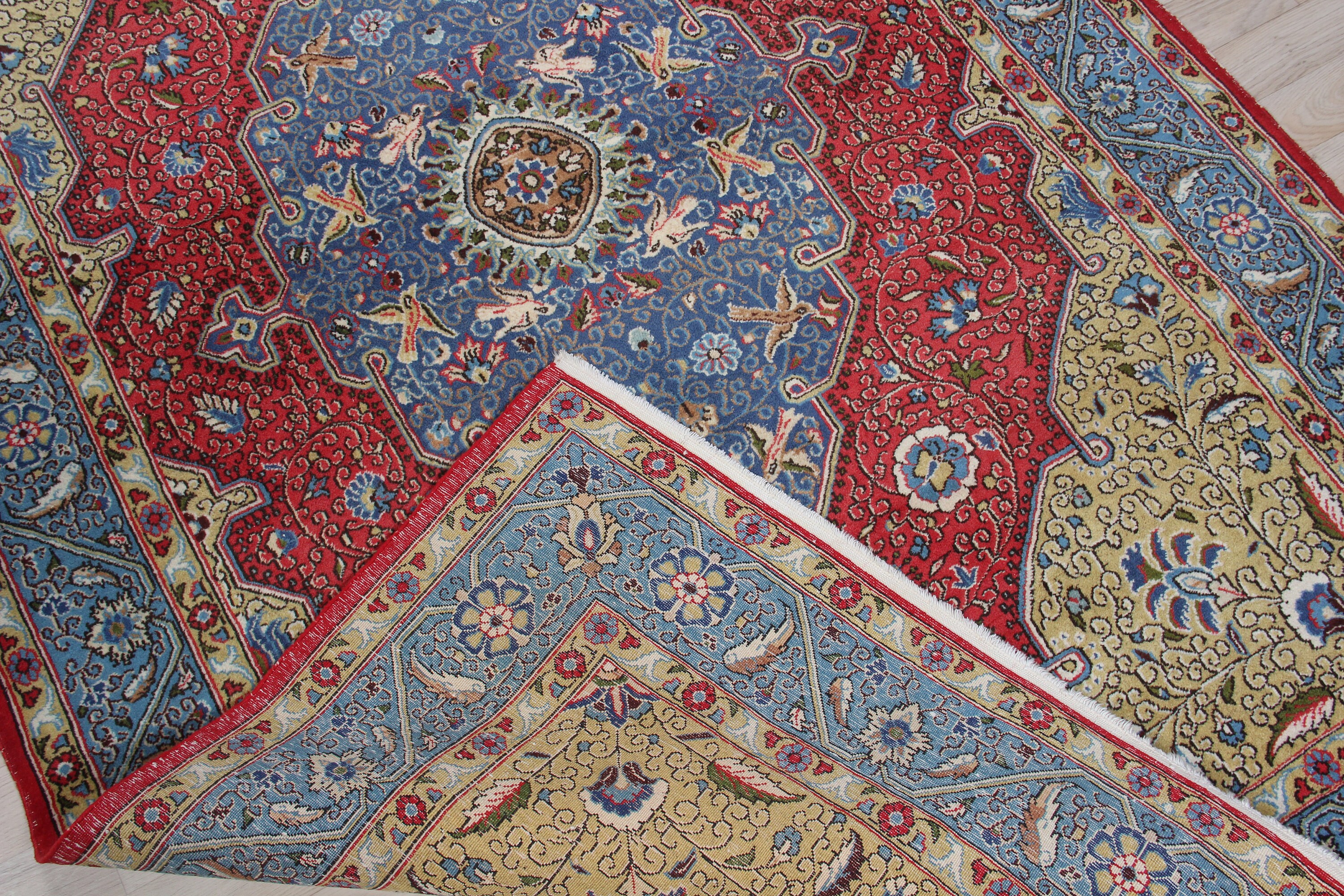 7.1x4.6 Ft Old Rug, Romsize Carpet Decorative Rug, Artec Rug