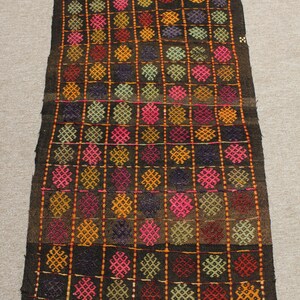 3.7x2 ft  Boho Home Decor, Oversize Kilim Rug, Decorative Kilim Rug, Aztec Rug, Ethnic Rug,Turkish Kilim Rug, MYK-1279