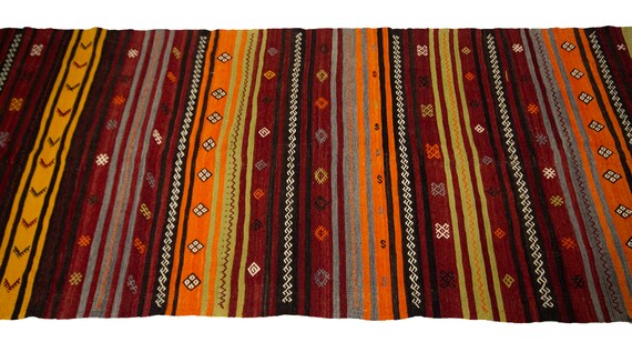 【最終価格】キリムデザイン　ヴィンテージ ラグ ヴィンテージキリムラグ 140x200cm ヴィンテージ風のキリム