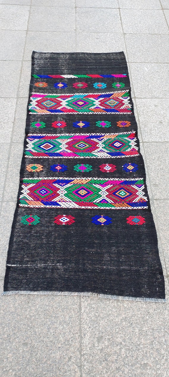 【最終価格】キリムデザイン　ヴィンテージ ラグ ヴィンテージキリムラグ 140x200cm ヴィンテージ風のキリム