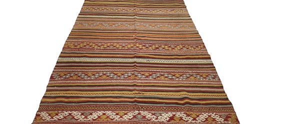 vintage キリムラグ　ヴィンテージ オールドキリム トルコ シワス 110×192cm 1940年代 ヴィンテージ