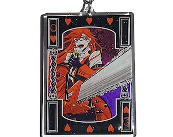 Black Butler Grell Inspired Charm