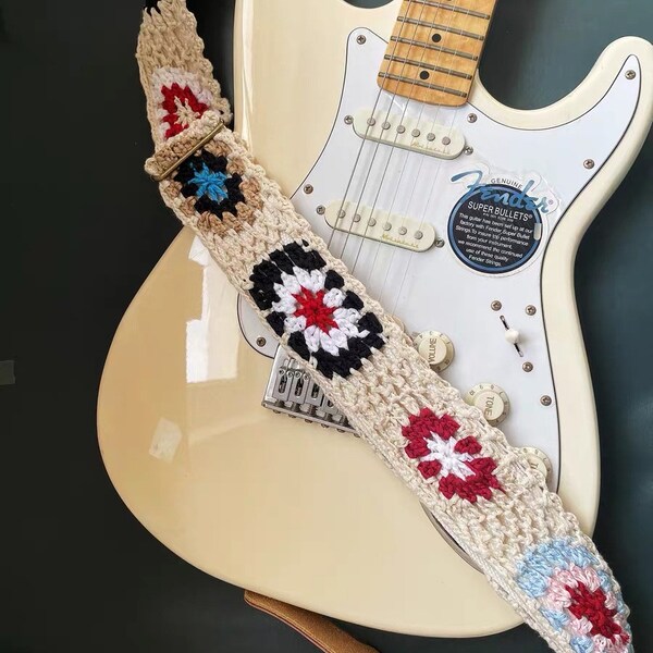 Handwoven Guitar Strap Etsy