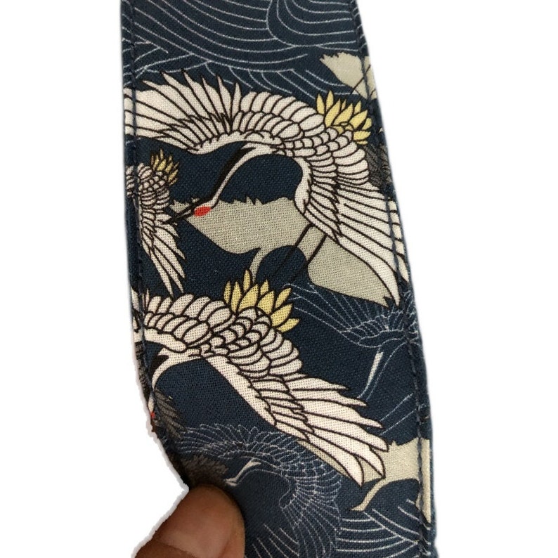 Japanese Style Guitar Strap Handmade Guitar Strap Shoulder Etsy Canada