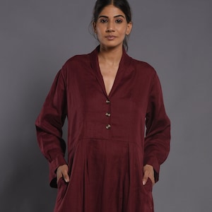 Linen Long Dress, Linen maxi dress,  loose linen dress, dress with pockets,Linen Dress for Women,plus size linen,bohemian dress Gift For Her