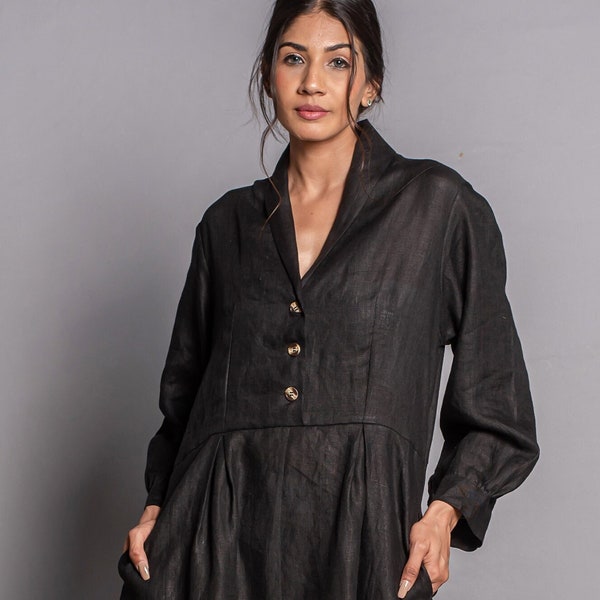 Fashion Printed Linen Bohemian Dress