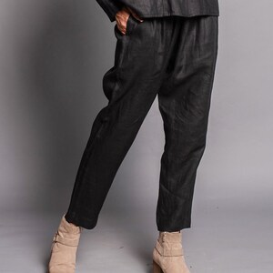 Linen pants Summer Women Elastic Waist Cotton Pants Soft Casual Loose Boho Trousers Pant Customized Plus Size Pants Linen Pant for women