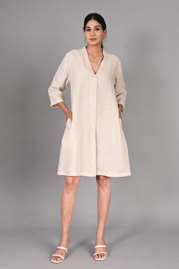 beige tunic dress BEIGE OFF-SHOULDER OPEN BACK SILK MAXI DRESS | CULT MIA