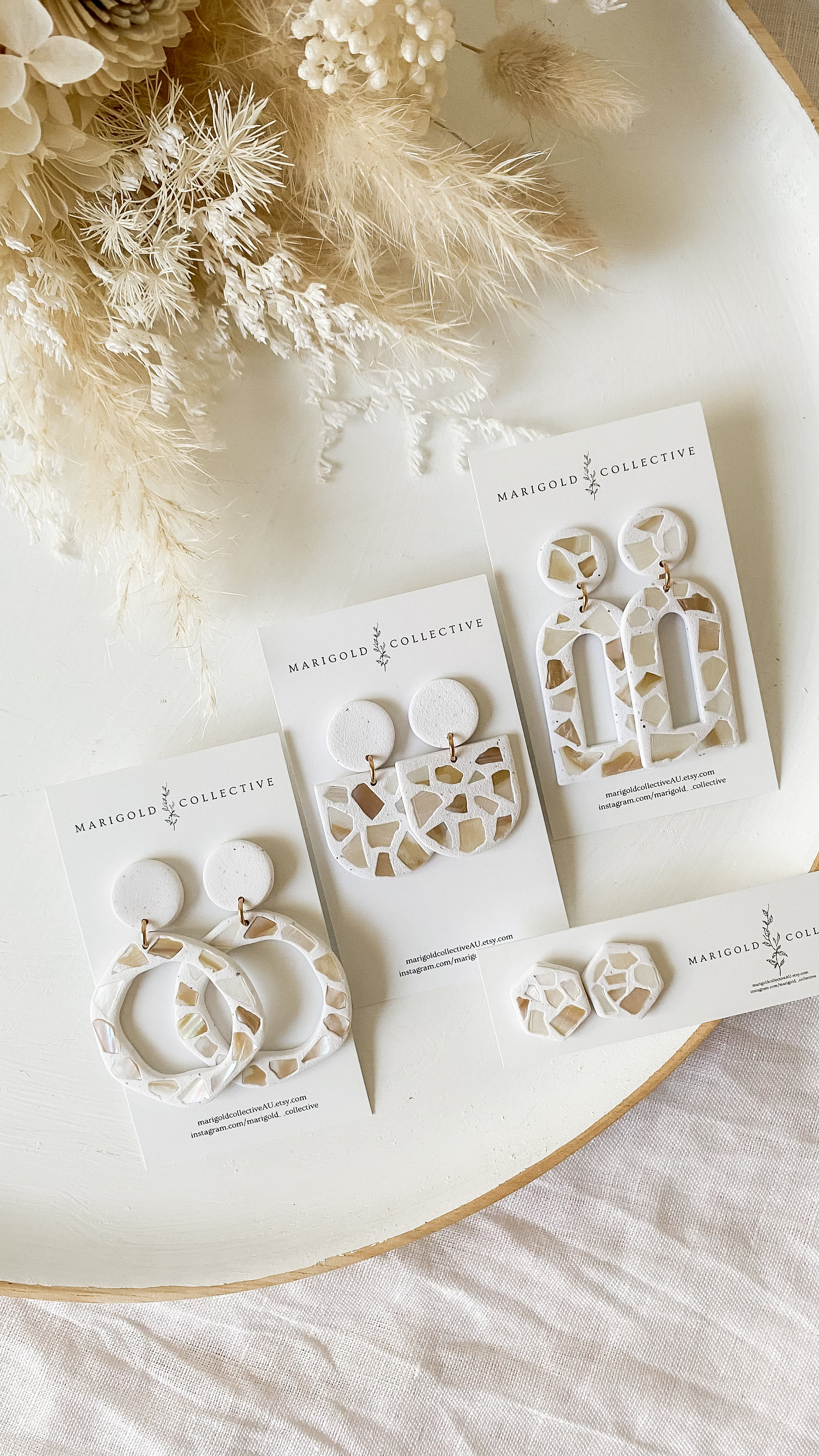 Etsy polymer shop clay earrings