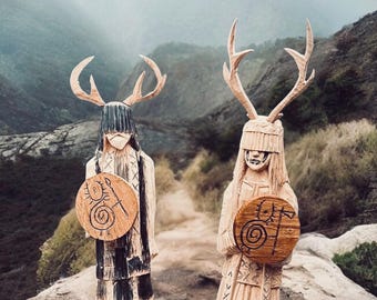 Maria Franz & Kai Uwe Faust Heilung Inspired  24 cm Alder Wood with Oak Drums