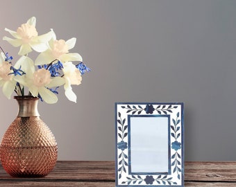 Beautiful Decorative Handmade Bone Inlay Photo Frame for Home and Office Decor