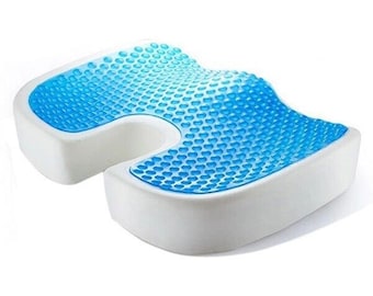 Orthopedic Gel Office Car Chair Seat Cushion Back Support Coccyx Sciatica Pain