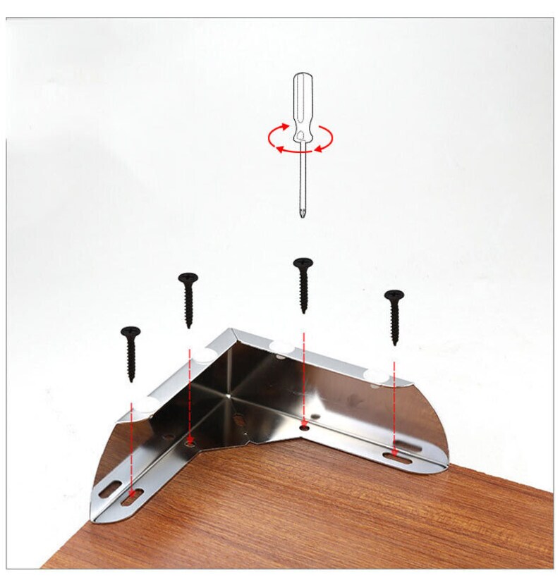 4x Metallmöbelbeine Sofa Stützfuß Hardware Werkzeugschrank Tischständer Füße Bild 8