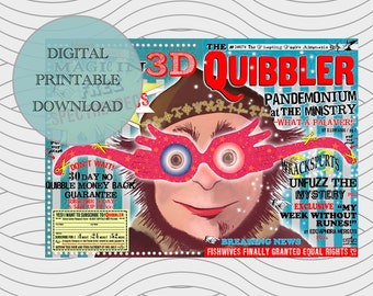 The Quibbler Card Printable Card Digital Card Gift For Friend MP301