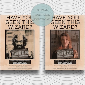 Heb je deze tovenaarskaart gezien Digitale poster afdrukbaar cadeau voor vriend Sirius zwart MP800
