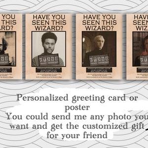 Have You Seen This Wizard Card Digital Poster Printable Gift for Friend ...