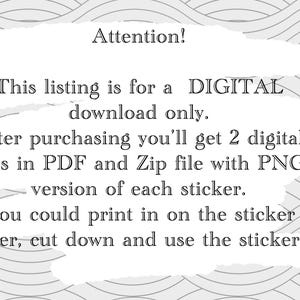 ACOTAR Printable Stickers Acotar Stickers Digital Kindle Stickers Stickerpack MP9001 image 4