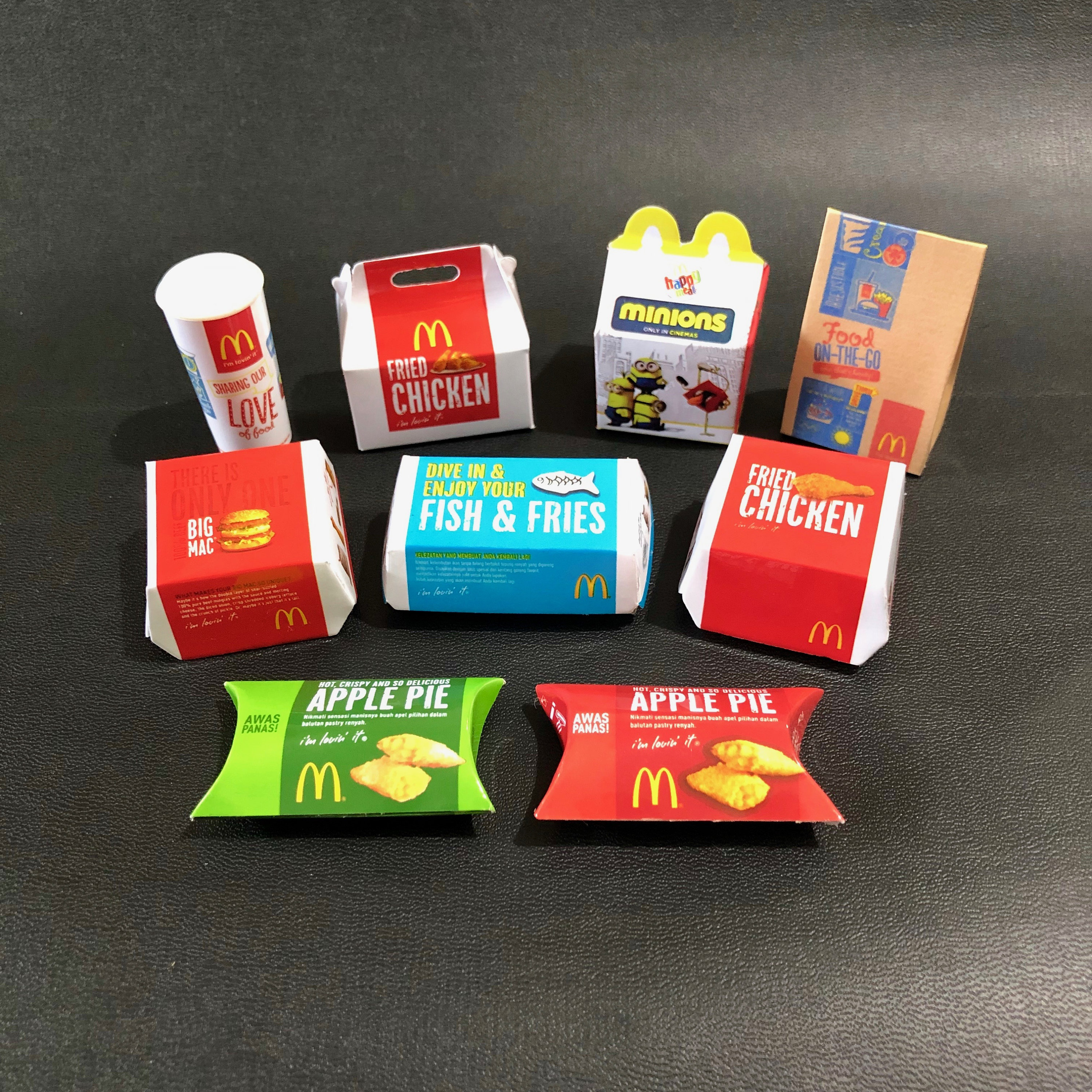 マクドナルドのミニチュア冷蔵庫マグネットお土産 - Etsy 日本