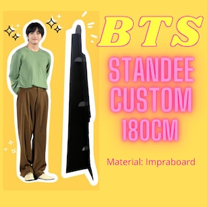 Figura de BTS de pie en tamaño real (Impraboard)