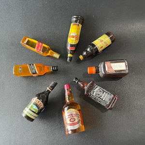 Liquors Miniature Fridge Magnets