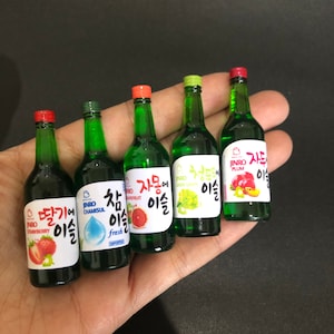 Korean S*j* Drink Fridge Miniature Magnet