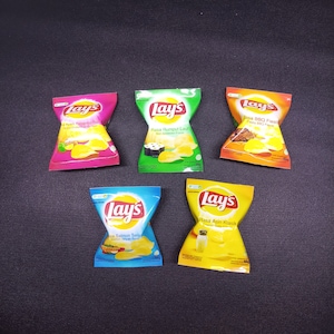 Chips Snack Miniature Fridge Magnet Souvenir