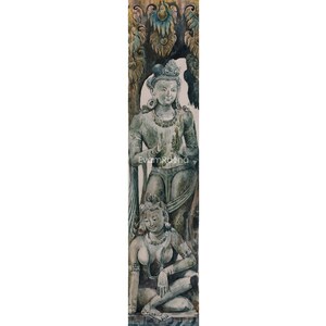 High-Quality Shalabhanjika Giclee Print | Traditional Himalayan Art For Wall Decoration |  Hindu Motifs | Nepal Painting | Made in Nepal |