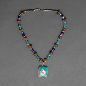 Buddhist Pendant | Mantra Crafted Locket | Tibetan Traditional Pendant | Nepal Handmade Locket | Spiritual Locket | Zen Buddhism |