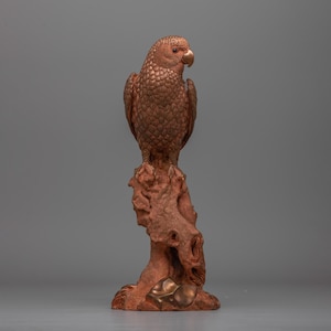Premium Decorative Parrot Statue | Parrot Figurine | Beautifully Detailed Bird Statue for Home or Garden |Bird Figurine for Home and Office