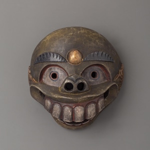 Handcrafted Wooden Tribal Mask | 17cm Ethnic Wall Artwork | African-inspired decor | Hand-carved mask Wall Hanging | Cultural Wooden Mask