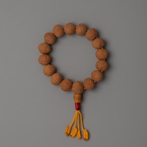 Sacred Buddha Chitta Beads Bracelet | Bodhi Seed Wrist Mala | Buddhist Prayer Beads for Enlightenment & Harmony | Meditation Yoga Accessory