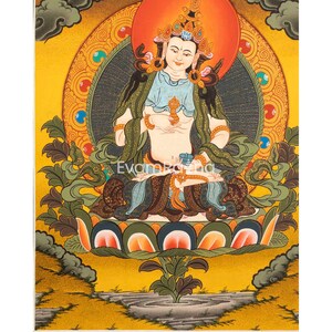Dorje Sempa Buddhist Painting | Vajrasattva Original Handpainted Thangka | Tibetan Dorsem Art for Meditation Practice | Religious Wall Decor