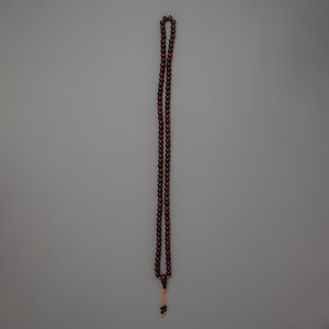 Red Sandalwood Beads | Buddhist Meditative Rosewood Prayer Beads | 8mm Mala Beads | Mala Beads 108 Sandalwood | Yoga Beads | Buddhist Beads