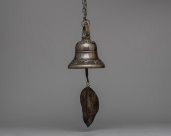 Vintage Style Hanging Bell | Decorative Piece for Indoor or Outdoor Use| Buddhist Ritual Item | Altar Supplies | Home Decoration