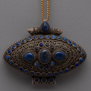Artisanal Tibetan Ghau Prayer Locket for Meditation & Peace | Handmade Buddhist Amulet Container | Protective Pendent | Religious Craft Gift